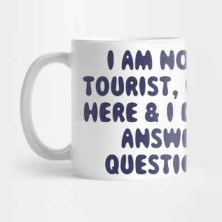 I Live Here Mug